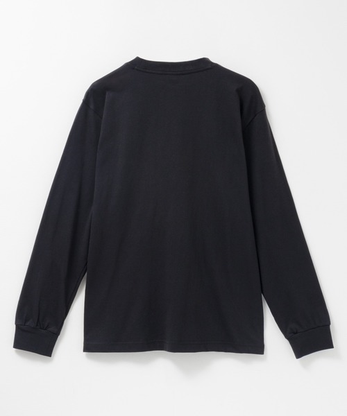 LOGOS(ロゴス)の「【LOGOS/ロゴス】 ユニセックス ワンポイントロゴ ロングスリーブTシャツ(Tシャツ/カットソー・メンズ・ベージュ/ネイビー/オフホワイト/ブラック/グリーン/レッド・M/XL/L)」の9枚目の写真