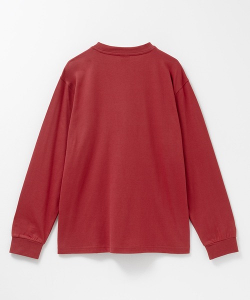 LOGOS(ロゴス)の「【LOGOS/ロゴス】 ユニセックス ワンポイントロゴ ロングスリーブTシャツ(Tシャツ/カットソー・メンズ・ベージュ/ネイビー/オフホワイト/ブラック/グリーン/レッド・M/XL/L)」の17枚目の写真