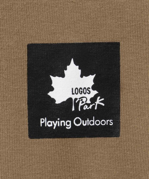 LOGOS(ロゴス)の「【LOGOS/ロゴス】 ユニセックス ワンポイントロゴ ロングスリーブTシャツ(Tシャツ/カットソー・メンズ・ベージュ/ネイビー/オフホワイト/ブラック/グリーン/レッド・M/XL/L)」の12枚目の写真