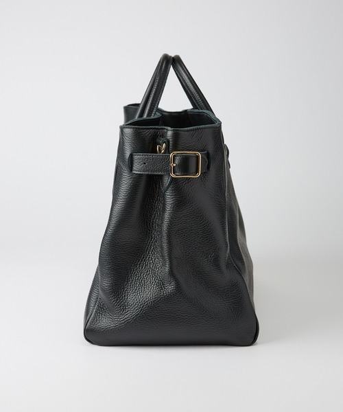 YOUNG&OLSEN The DRYGOODS STORE（ヤングアンドオルセン）の「【YOUNG＆OLSEN】BELTED TOTE M（ハンドバッグ・レディース・ブラック/ライトベージュ・フリー）」の15枚目の写真