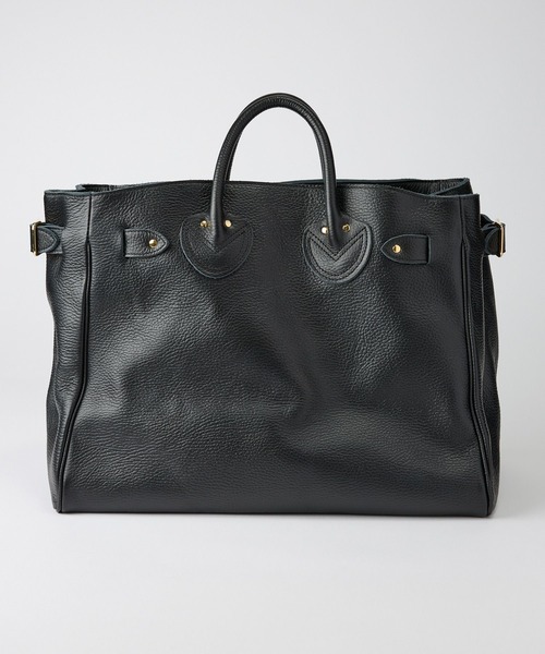YOUNG&OLSEN The DRYGOODS STORE（ヤングアンドオルセン）の「【YOUNG＆OLSEN】BELTED TOTE M（ハンドバッグ・レディース・ブラック/ライトベージュ・フリー）」の16枚目の写真