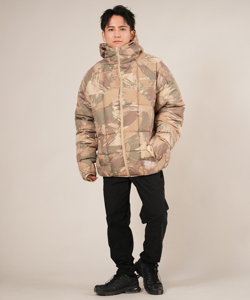 RVCA(ルーカ)の「RVCA/ルーカ LIGHT PUFF MIL JKT ジャケット BF042-751(その他アウター・メンズ・ブラック/カーキブラウン・M/L)」の12枚目の写真