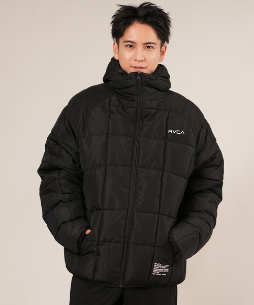 RVCA(ルーカ)の「RVCA/ルーカ LIGHT PUFF MIL JKT ジャケット BF042-751(その他アウター・メンズ・ブラック/カーキブラウン・M/L)」の3枚目の写真