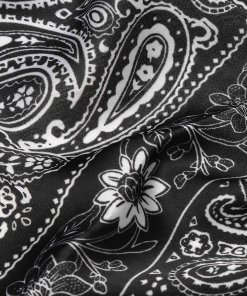 mysty woman（ミスティウーマン）の「ペイズリー柄スカーフ 598809（ストール/ショール・レディース・アイボリー/ブラック・FREE）」の14枚目の写真