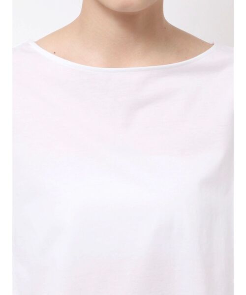 ELENDEEK(エレンディーク)の「ラウンドヘムカットソー(Tシャツ/カットソー・レディース・オフホワイト/チャコールグレー・FREE)」の21枚目の写真