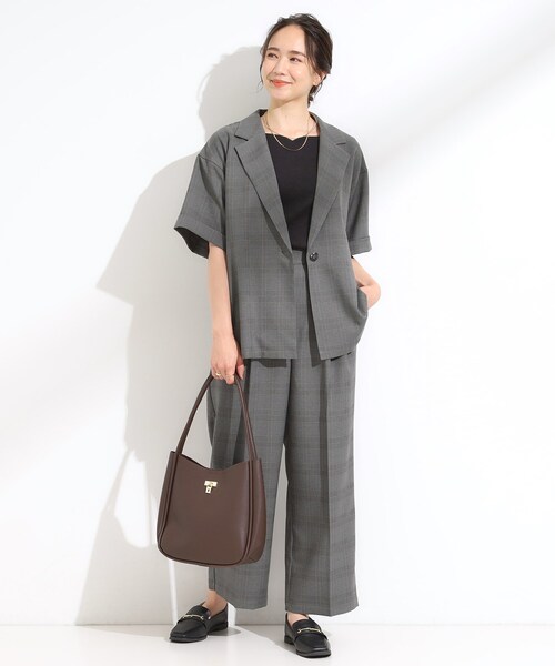 SHOO・LA・RUE(シューラルー)の「キーモチーフ付きトートバッグ(トートバッグ・レディース・ナチュラル/ブラック/ダークブラウン・00)」の14枚目の写真