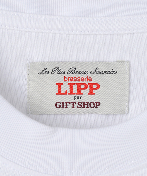 IENA（イエナ）の「GIFT SHOP/ギフトショップ Long Sleeve T-shirt Tシャツ BRASSERIE LIPP（Tシャツ/カットソー・レディース・ホワイト・FREE）」の5枚目の写真