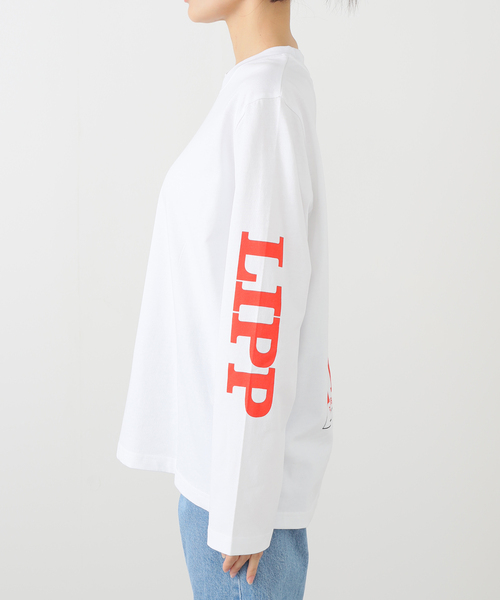 IENA（イエナ）の「GIFT SHOP/ギフトショップ Long Sleeve T-shirt Tシャツ BRASSERIE LIPP（Tシャツ/カットソー・レディース・ホワイト・FREE）」の9枚目の写真
