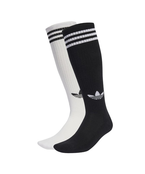 adidas アディダス U 3ST KNEE SOCKS 2P 2Pソックス JV7413 WHITE