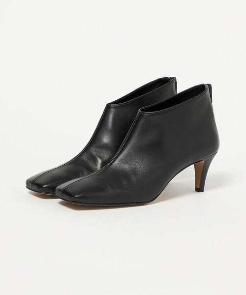 MARW UNITED ARROWS＋ODETTE E ODILE＞スクエア ショート ブーツ