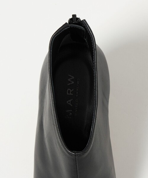 MARW UNITED ARROWS＋ODETTE E ODILE＞スクエア ショート ブーツ