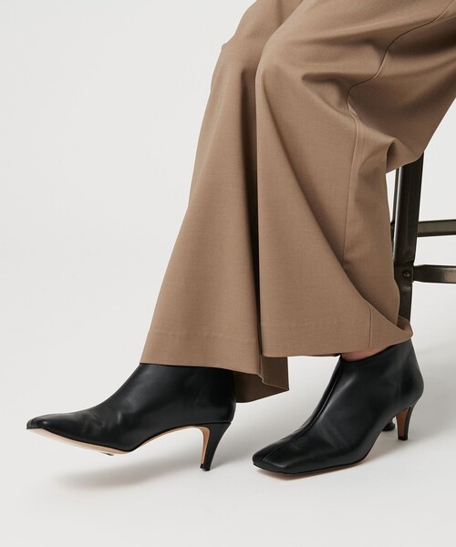 MARW UNITED ARROWS＋ODETTE E ODILE＞スクエア ショート ブーツ