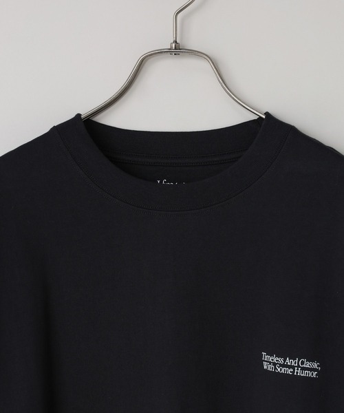 LOWRYS FARM（ローリーズファーム）の「【LFM(U)】ＣＲＥＷ　ＮＥＣＫＴ／ＳＳ　 593569（Tシャツ/カットソー・メンズ・ホワイト/ブラック/ピンク・MEDIUM/LARGE）」の5枚目の写真