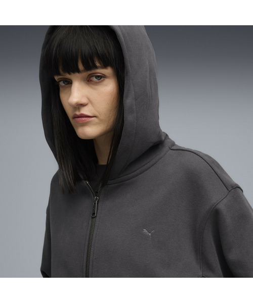 PUMA(プーマ)の「PUMA プーマ ウィメンズ ヨナ フルジップ フーディ(パーカー・レディース・ダークグレー/イエロー・MEDIUM/SMALL/X-SMALL/LARGE)」の14枚目の写真