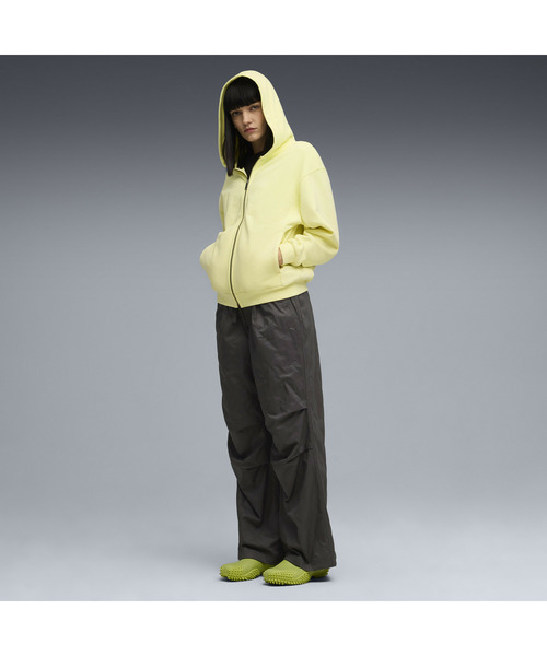 PUMA(プーマ)の「PUMA プーマ ウィメンズ ヨナ フルジップ フーディ(パーカー・レディース・ダークグレー/イエロー・MEDIUM/SMALL/X-SMALL/LARGE)」の7枚目の写真