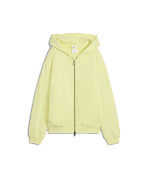 PUMA(プーマ)の「PUMA プーマ ウィメンズ ヨナ フルジップ フーディ(パーカー・レディース・ダークグレー/イエロー・MEDIUM/SMALL/X-SMALL/LARGE)」の4枚目の写真
