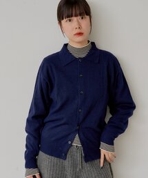 WHIMSIC | 【WHIMSIC】ファインニットシャツ(カーディガン/ボレロ)