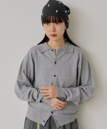 WHIMSIC | 【WHIMSIC】ファインニットシャツ(カーディガン/ボレロ)