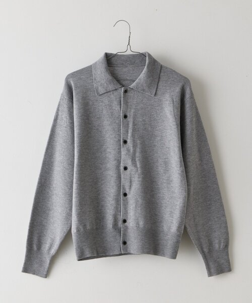 WHIMSIC（ウィムジック）の「【WHIMSIC】ファインニットシャツ（カーディガン/ボレロ・レディース・グレー/ブラウン/ネイビー・FREE）」の17枚目の写真