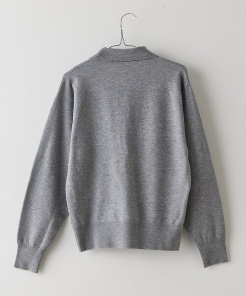 WHIMSIC（ウィムジック）の「【WHIMSIC】ファインニットシャツ（カーディガン/ボレロ・レディース・グレー/ブラウン/ネイビー・FREE）」の22枚目の写真