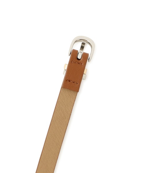 ROPE' PICNIC（ロペピクニック）の「14mmメッキコンビベルト（ベルト・レディース・ブラック/ブラウン系その他3・FREE）」の8枚目の写真