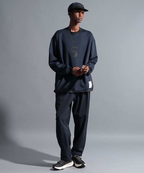 NUMERALS（ヌメラルズ）の「【NUMERALS】ダンボールクルーネックプルオーバー（Tシャツ/カットソー・メンズ・オフホワイト/ブラック/ネイビー・MEDIUM/LARGE）」の10枚目の写真