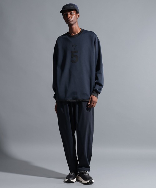 NUMERALS（ヌメラルズ）の「【NUMERALS】ダンボールクルーネックプルオーバー（Tシャツ/カットソー・メンズ・オフホワイト/ブラック/ネイビー・MEDIUM/LARGE）」の11枚目の写真