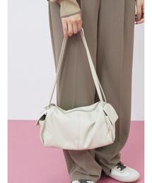 Samansa Mos2 blue | ダブルストラップミニバッグ(ハンドバッグ)