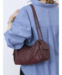 Samansa Mos2 blue | ダブルストラップミニバッグ(ハンドバッグ)