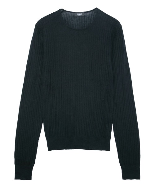 IRIS47(イリスフォーセブン)の「【IRIS 47】cashmere sheer knit tops/カシミア シアー ニット トップス(ニット/セーター・レディース・ブラック/ライトブルー/ホワイト・FREE)」の11枚目の写真