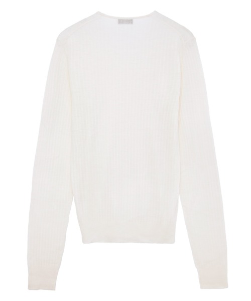 IRIS47(イリスフォーセブン)の「【IRIS 47】cashmere sheer knit tops/カシミア シアー ニット トップス(ニット/セーター・レディース・ブラック/ライトブルー/ホワイト・FREE)」の15枚目の写真