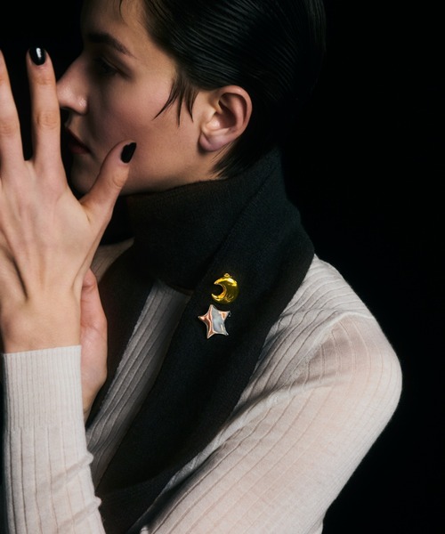 IRIS47(イリスフォーセブン)の「【IRIS 47】cashmere sheer knit tops/カシミア シアー ニット トップス(ニット/セーター・レディース・ブラック/ライトブルー/ホワイト・FREE)」の10枚目の写真