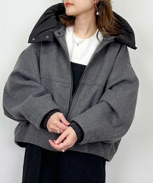 PICCIN（ピッチン）の「ビッグシルエットブルゾン（フード取り外し可）（ブルゾン）」