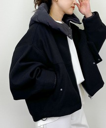 PICCIN（ピッチン）の「ビッグシルエットブルゾン（フード取り外し可）（ブルゾン）」