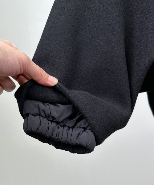 セール】ビッグシルエットブルゾン（フード取り外し可）（ブルゾン