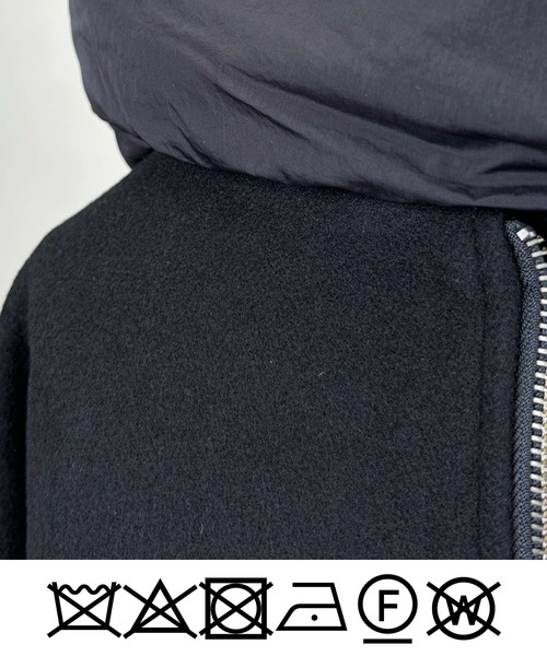 セール】ビッグシルエットブルゾン（フード取り外し可）（ブルゾン