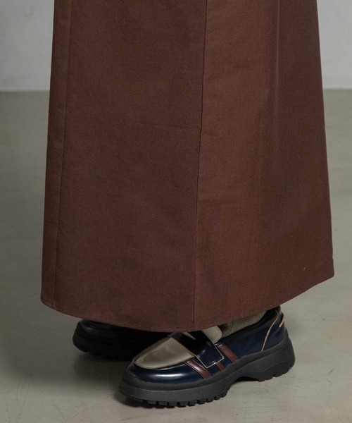 MARECHAL TERRE（マルシャルテル）の「スタンドカラーコンビネーションワンピース（ワンピース・レディース・ブラック/カーキ/ネイビー/ブラウン・MEDIUM）」の18枚目の写真