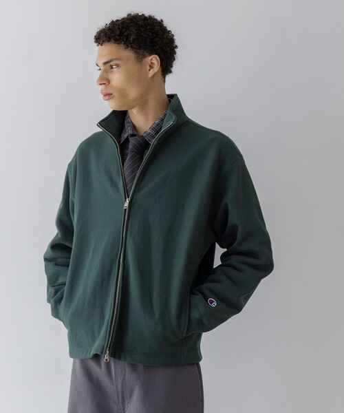 Champion × monkey time＞スタンドネック ジップ ジャケット