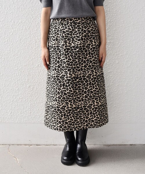 ラッセルノ♡スカート♡レオパード♡ブラック ラッセルノ♡スカート♡レオパード♡ブラック