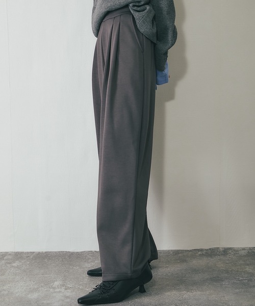 ANOTHER S(アナザーエス)の「セットアップ可ポンチカーブパンツ(その他パンツ・レディース・チャコールグレー/ブラック/アイボリー/ブラウン・M)」の20枚目の写真