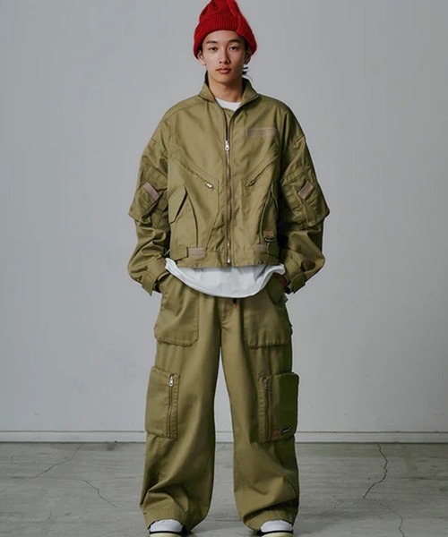 FACETASM(ファセッタズム)の「FACETASM/ファセッタズム×Dickies/ディッキーズ FLIGHT JACKET フライトジャケット(ブルゾン・メンズ・ネイビー/オレンジ/ベージュ・5/3/4)」の19枚目の写真