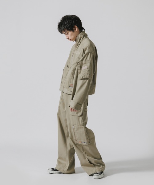 FACETASM(ファセッタズム)の「FACETASM/ファセッタズム×Dickies/ディッキーズ FLIGHT JACKET フライトジャケット(ブルゾン・メンズ・ネイビー/オレンジ/ベージュ・5/3/4)」の22枚目の写真