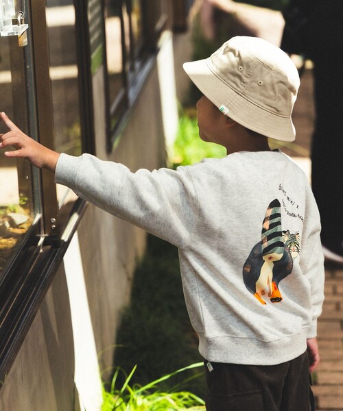 BEAMS mini(ビームスミニ)の「【COLLABORATION】那須どうぶつ王国 / アニマル HIP スウェット 2025FW(90~140cm)(スウェット・キッズ・ナチュラル/ネイビー/オレンジ系その他6・120/110/100/90/140/130)」の5枚目の写真