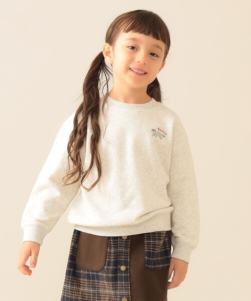 BEAMS mini(ビームスミニ)の「【COLLABORATION】那須どうぶつ王国 / アニマル HIP スウェット 2025FW(90~140cm)(スウェット・キッズ・ナチュラル/ネイビー/オレンジ系その他6・120/110/100/90/140/130)」の9枚目の写真