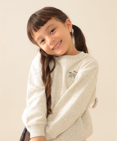 BEAMS mini(ビームスミニ)の「【COLLABORATION】那須どうぶつ王国 / アニマル HIP スウェット 2025FW(90~140cm)(スウェット・キッズ・ナチュラル/ネイビー/オレンジ系その他6・120/110/100/90/140/130)」の10枚目の写真