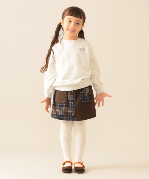 BEAMS mini(ビームスミニ)の「【COLLABORATION】那須どうぶつ王国 / アニマル HIP スウェット 2025FW(90~140cm)(スウェット・キッズ・ナチュラル/ネイビー/オレンジ系その他6・120/110/100/90/140/130)」の11枚目の写真