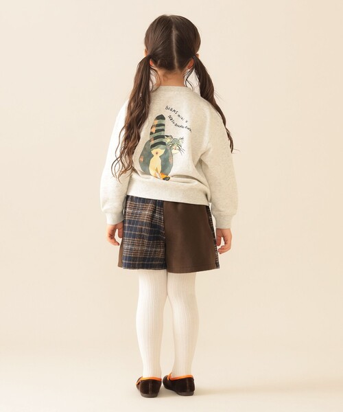BEAMS mini(ビームスミニ)の「【COLLABORATION】那須どうぶつ王国 / アニマル HIP スウェット 2025FW(90~140cm)(スウェット・キッズ・ナチュラル/ネイビー/オレンジ系その他6・120/110/100/90/140/130)」の12枚目の写真