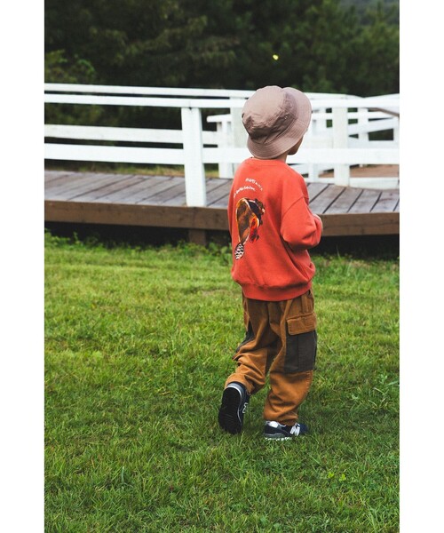 BEAMS mini(ビームスミニ)の「【COLLABORATION】那須どうぶつ王国 / アニマル HIP スウェット 2025FW(90~140cm)(スウェット・キッズ・ナチュラル/ネイビー/オレンジ系その他6・120/110/100/90/140/130)」の14枚目の写真