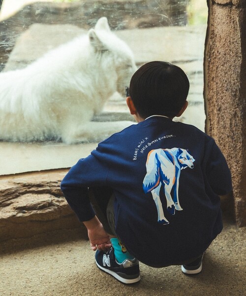 BEAMS mini(ビームスミニ)の「【COLLABORATION】那須どうぶつ王国 / アニマル HIP スウェット 2025FW(90~140cm)(スウェット・キッズ・ナチュラル/ネイビー/オレンジ系その他6・120/110/100/90/140/130)」の19枚目の写真