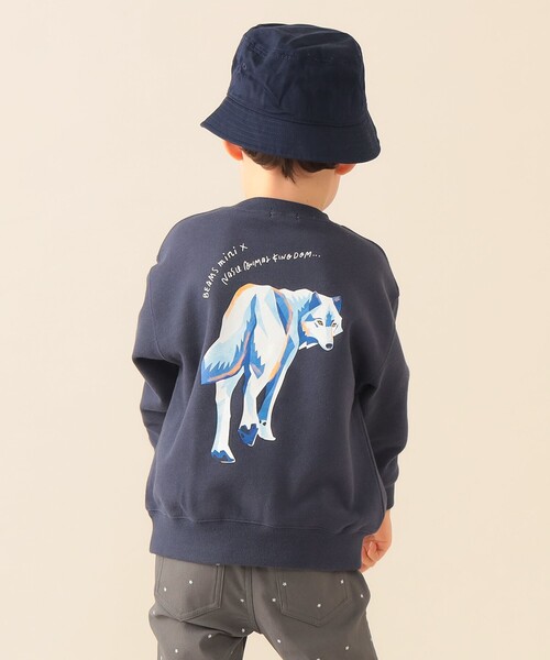 BEAMS mini(ビームスミニ)の「【COLLABORATION】那須どうぶつ王国 / アニマル HIP スウェット 2025FW(90~140cm)(スウェット・キッズ・ナチュラル/ネイビー/オレンジ系その他6・120/110/100/90/140/130)」の20枚目の写真